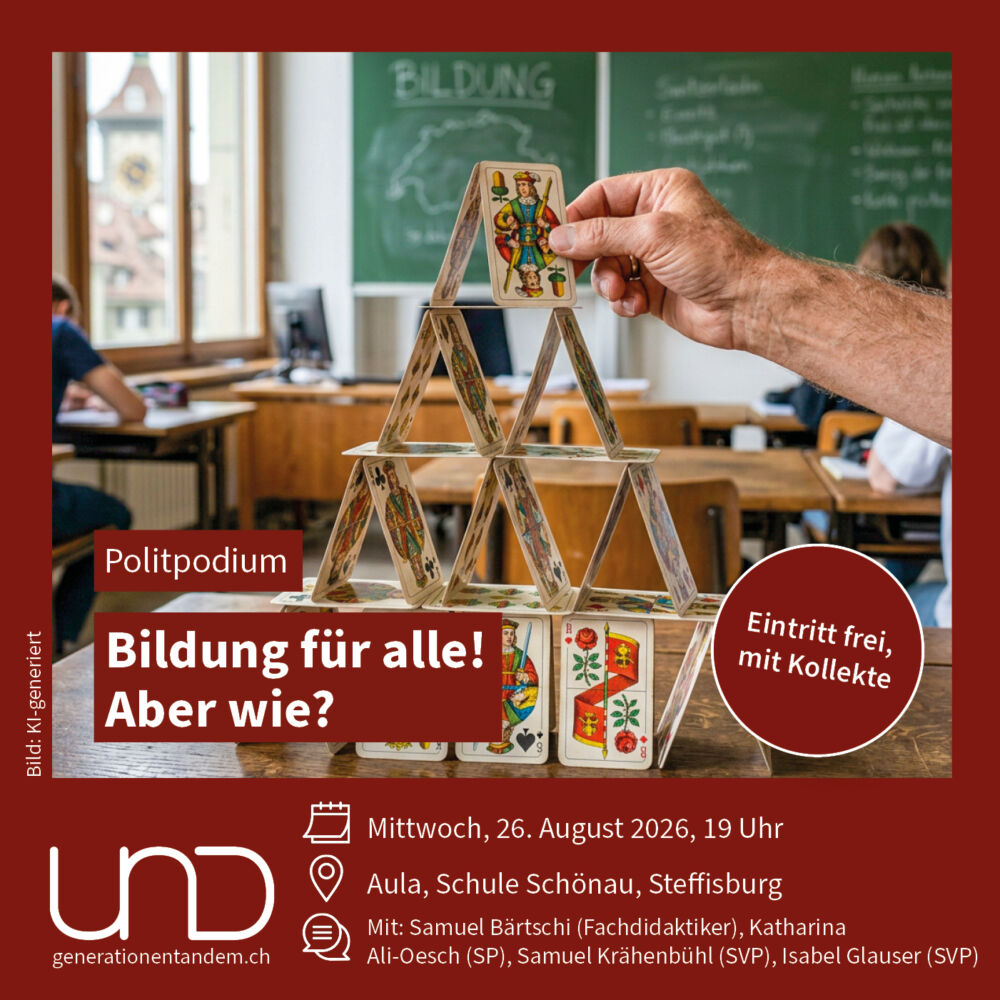 26 08 26 Teaserbild Politpodium Bildung