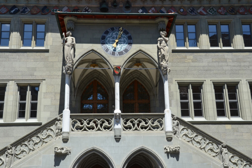 Bildung Bern Rathaus aussen detail